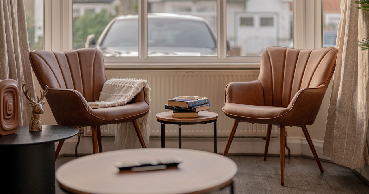 Kitchen dining space in Coventry property